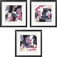 Framed 'Holding Fire 3 Piece Framed Art Print Set' border=