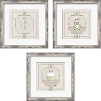 Framed 'Laundry 3 Piece Framed Art Print Set' border=