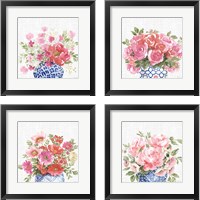 Framed 'From the East No Words 4 Piece Framed Art Print Set' border=