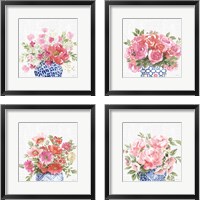 Framed 'From the East No Words 4 Piece Framed Art Print Set' border=