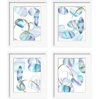 Framed 'Stacking Rocks  4 Piece Framed Art Print Set' border=