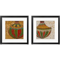 Framed 'Ornament  2 Piece Framed Art Print Set' border=