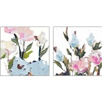 Framed 'Blossoms  2 Piece Art Print Set' border=