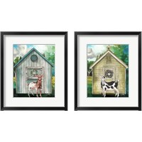 Framed Goat Shed 2 Piece Framed Art Print Set