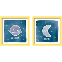 Framed 'Night Sky 2 Piece Framed Art Print Set' border=