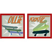 Framed 'SK8R  2 Piece Framed Art Print Set' border=