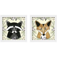 Framed 'Wild Child 2 Piece Framed Art Print Set' border=