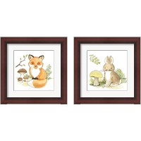 Framed 'Baby Woodland 2 Piece Framed Art Print Set' border=