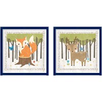 Framed 'Woodland Hideaway 2 Piece Framed Art Print Set' border=