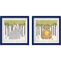 Framed 'Woodland Hideaway 2 Piece Framed Art Print Set' border=