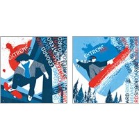 Framed 'Extreme Air 2 Piece Art Print Set' border=