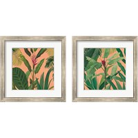 Framed 'Dramatic Tropical 2 Piece Framed Art Print Set' border=