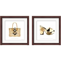 Framed 'Beach Glam 2 Piece Framed Art Print Set' border=