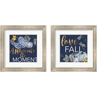 Framed 'Indigo Harvest 2 Piece Framed Art Print Set' border=