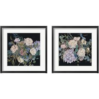 Framed 'Violet Bouquet 2 Piece Framed Art Print Set' border=