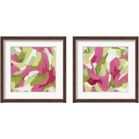 Framed 'Chromatic Topography 2 Piece Framed Art Print Set' border=