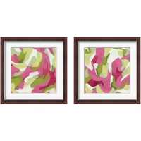 Framed 'Chromatic Topography 2 Piece Framed Art Print Set' border=