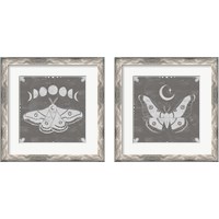 Framed 'Hallowed Moon 2 Piece Framed Art Print Set' border=