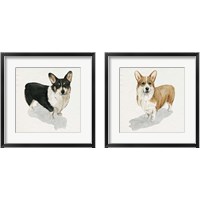 Framed 'Pup for the Queen 2 Piece Framed Art Print Set' border=