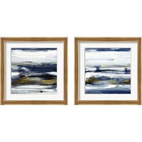 Framed 'Ocean Winds 2 Piece Framed Art Print Set' border=