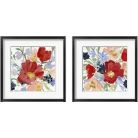 Framed 'Indian Summer Bouquet 2 Piece Framed Art Print Set' border=