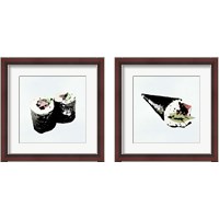 Framed 'Sushi Style 2 Piece Framed Art Print Set' border=