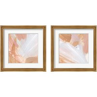 Framed 'Pink Vanilla 2 Piece Framed Art Print Set' border=