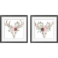 Framed 'Branched Posy 2 Piece Framed Art Print Set' border=