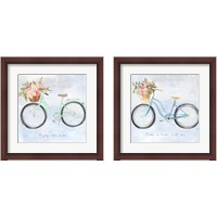 Framed 'Enjoy the Ride 2 Piece Framed Art Print Set' border=