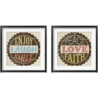 Framed 'Seal Of 2 Piece Framed Art Print Set' border=