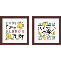 Framed 'Lemonade Stand 2 Piece Framed Art Print Set' border=