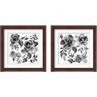 Framed 'Delft Delight Black 2 Piece Framed Art Print Set' border=