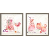 Framed 'Classy Cocktails 2 Piece Framed Art Print Set' border=