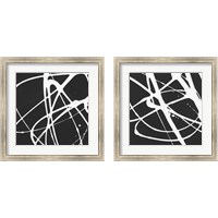 Framed 'Tumbling Down 2 Piece Framed Art Print Set' border=