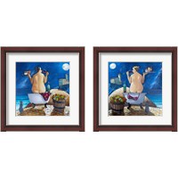 Framed 'Bath 2 Piece Framed Art Print Set' border=