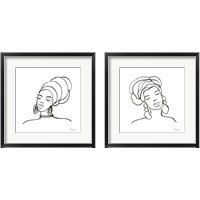 Framed 'Muse  2 Piece Framed Art Print Set' border=