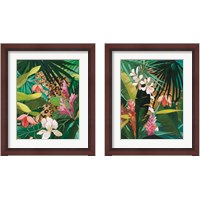 Framed 'Hidden Jungle 2 Piece Framed Art Print Set' border=