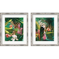 Framed 'Hidden Jungle 2 Piece Framed Art Print Set' border=