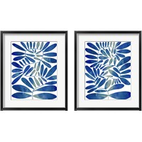 Framed 'Summer Sprig 2 Piece Framed Art Print Set' border=