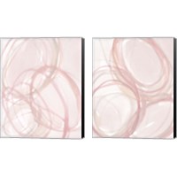 Framed 'Garden Bubbles 2 Piece Canvas Print Set' border=