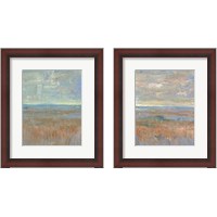 Framed 'Evening Marsh 2 Piece Framed Art Print Set' border=