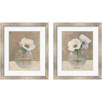 Framed 'Glass Globe Still Life 2 Piece Framed Art Print Set' border=