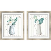 Framed 'Floursack Home Cottage 2 Piece Framed Art Print Set' border=