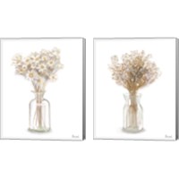 Framed 'Dried Flower 2 Piece Canvas Print Set' border=