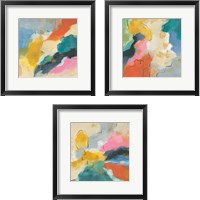 Framed 'Daydream  3 Piece Framed Art Print Set' border=