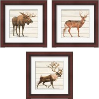 Framed 'Northern Wild 3 Piece Framed Art Print Set' border=