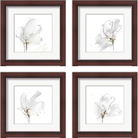 Framed 'Cool Gray 4 Piece Framed Art Print Set' border=