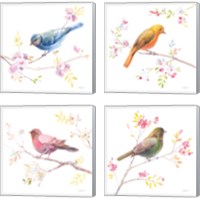 Framed 'Flight Friends 4 Piece Canvas Print Set' border=