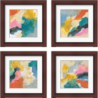 Framed 'Daydream  4 Piece Framed Art Print Set' border=