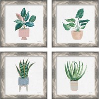 Framed 'Home Garden 4 Piece Framed Art Print Set' border=